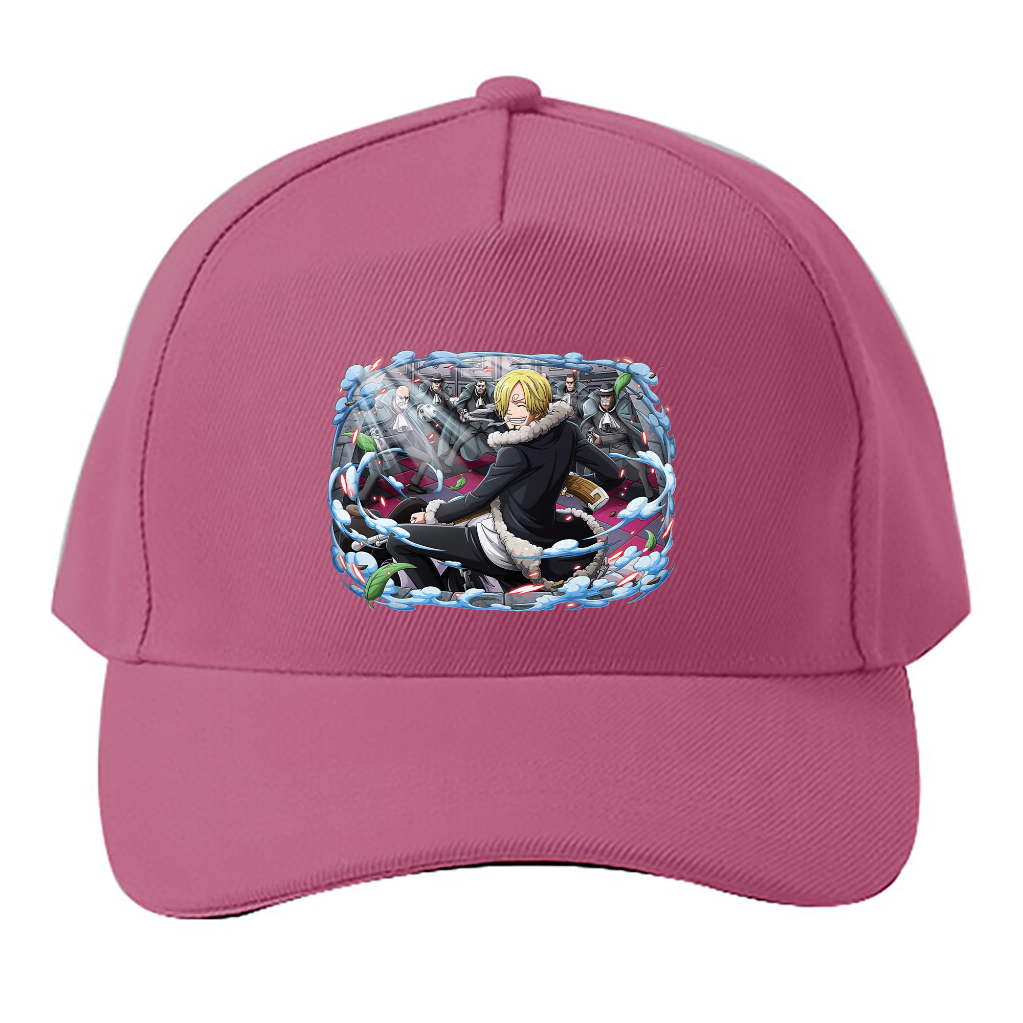 （画像用） ワンピース サンジ ONE PIECE Sanji ベースボールキャップ 綿100％ 男女兼用 帽子 スポーツ